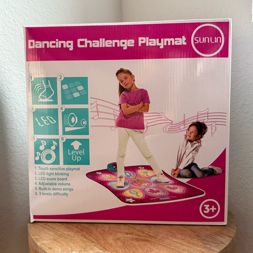 SUNLIN Dance Mat - Dance Mixer Rhythm Step Play Mat - Dance Game NEW